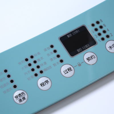 L'OEM ha personalizzato in plastica d'etichettatura dello stampaggio ad iniezione della muffa per il pannello del bottone della lavatrice